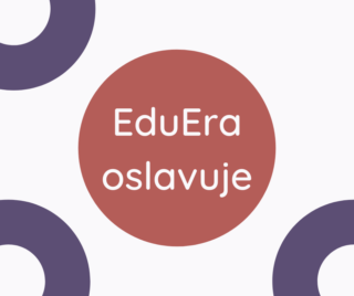 Nový dizajn EduEra využívajúci kruhy a kružnice.